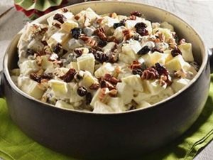 Ensalada Navideña de Manzana y Piña | Ensaladasnavideñ